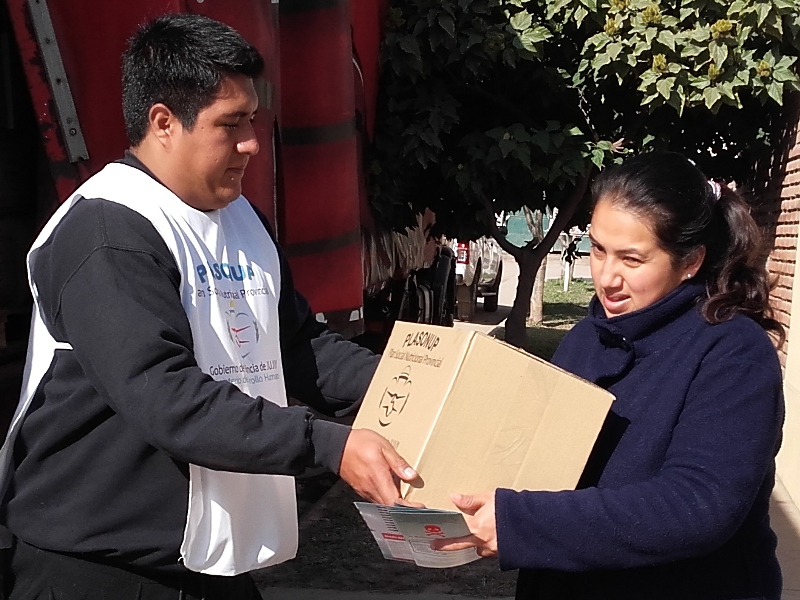 Jueves 15 de septiembre comienza la entrega de unidades alimentarias en localidades del departamento Valle Grande