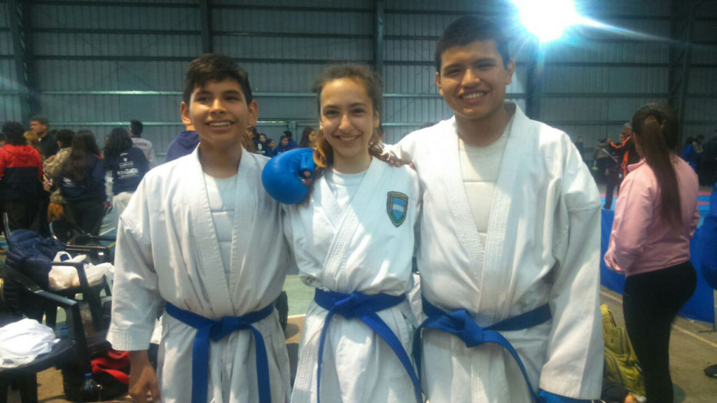 Martínez, Muñoz y Daza,  medallas de oro en Karate