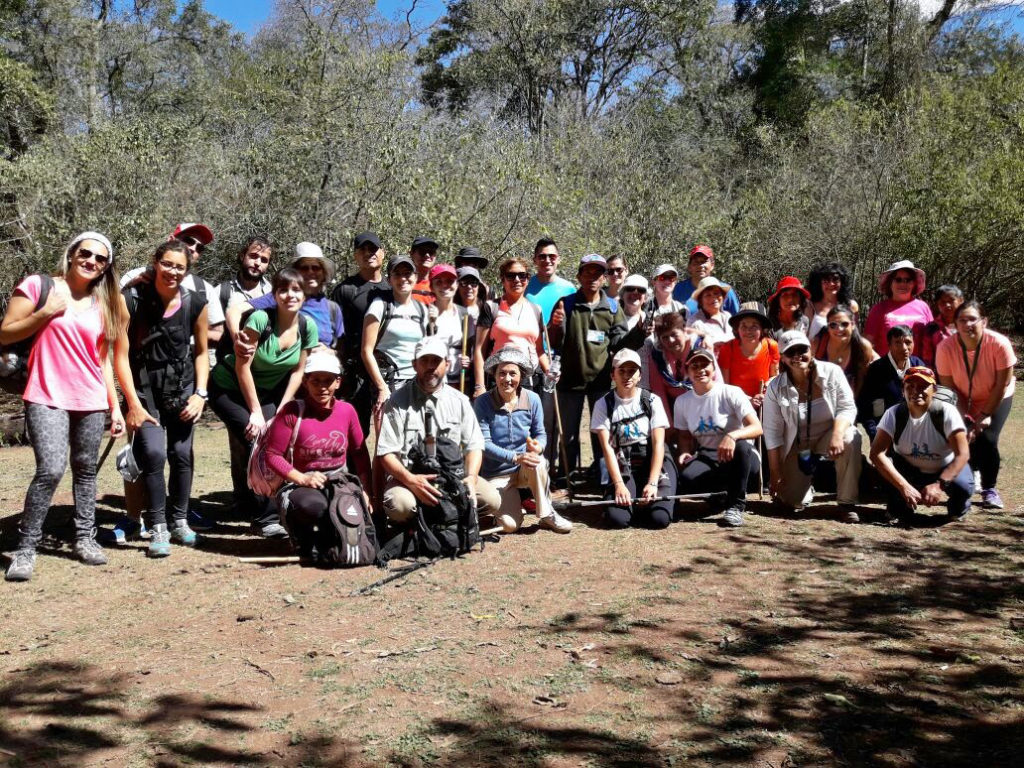 grupo participante del eco trekking