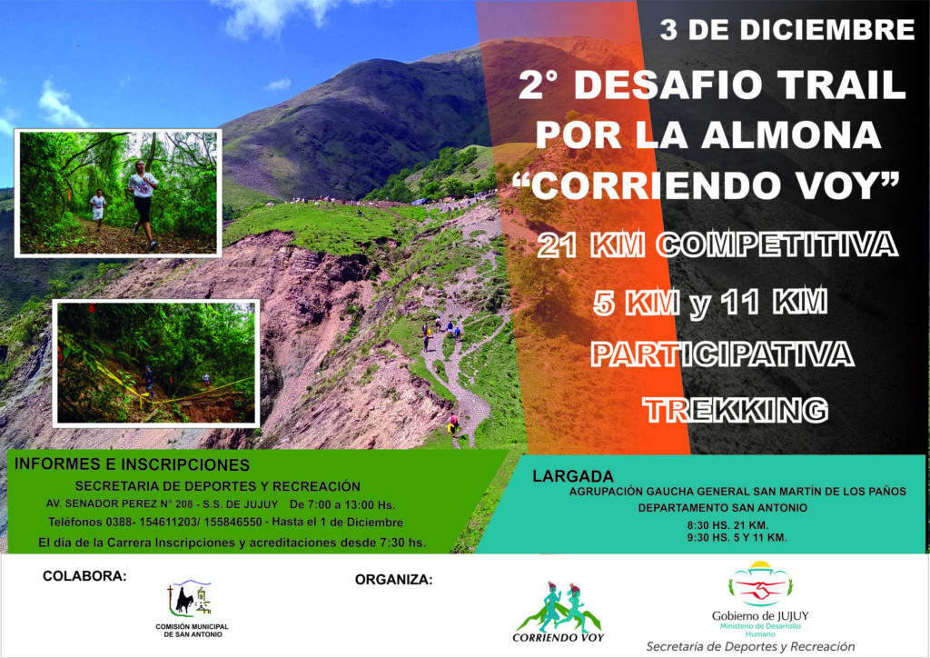 Afiche 2° TRAIL POR LA ALMONA CV