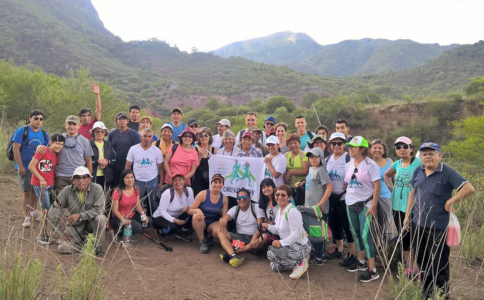 grupo de trekking