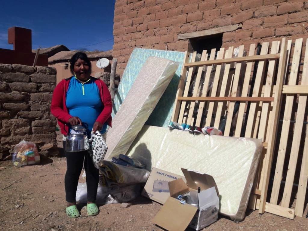 Asistieron a familia de la localidad de Quirquinchos, en Yavi